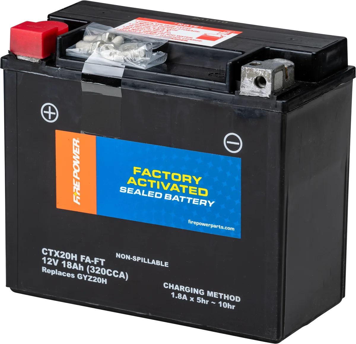 FIRE POWER - CTX20H (FA) FT - Factory Activated Sealed Battery