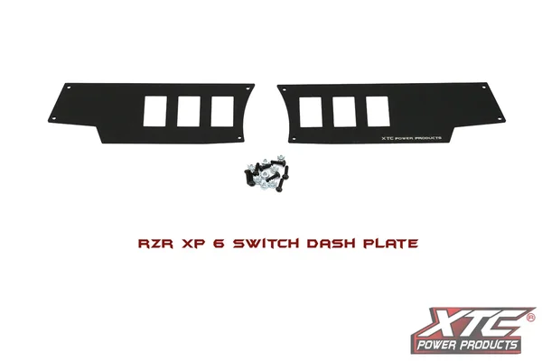 XTC POWER PRODUCTS - SP-6SW-RZR - Dash Switch Mount Plate