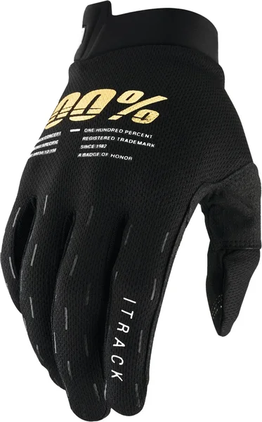 100-PERCENT - 10009-00002 - Youth ITrack Gloves