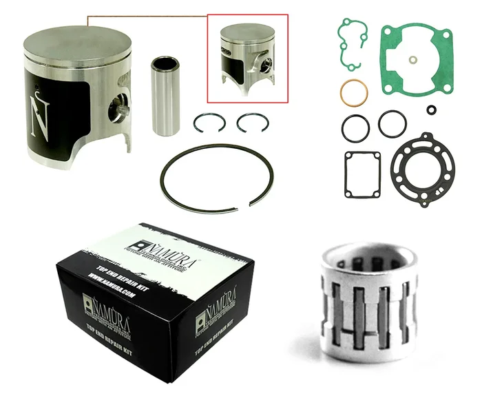 NAMURA NX-20013K Top End Repair Kit - High-Performance Piston Kit for Motorcycle Engines