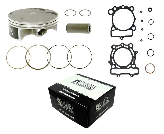 NAMURA NX-20017K Top End Repair Kit - High-Performance Piston & Component Kit for Powersports Engines