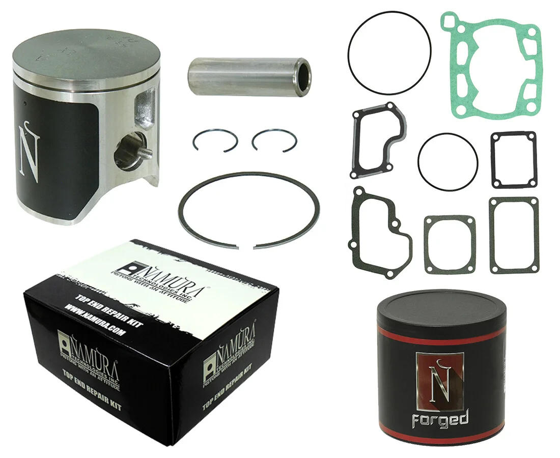 NAMURA NX-30000-CK Top End Repair Kit - High-Performance Piston Components for 4-Stroke Engines