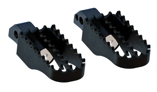 BURLY BRAND - B13-1201B - MX Style Foot Pegs