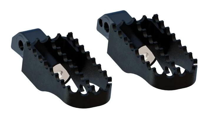 BURLY BRAND - B13-1201B - MX Style Foot Pegs