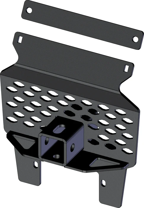 KFI 102165 ATV/UTV Hitch - 1500lbs Towing Capacity Heavy-Duty Trailer Hitch for Off-Road Vehicles