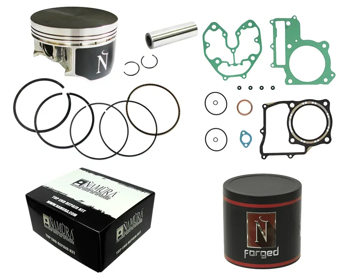 NAMURA NA-10008-4K Top End Repair Kit - High-Performance Piston Kit for Powersports Engines