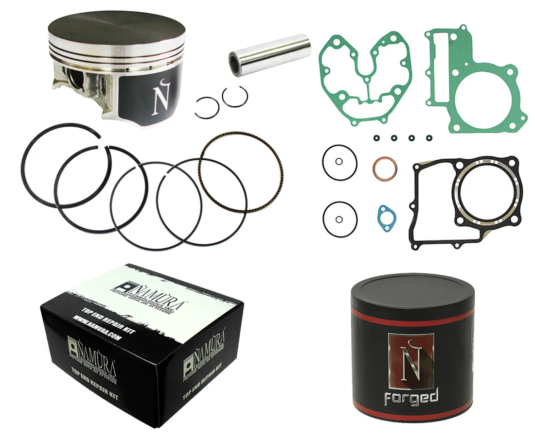 NAMURA NA-10008-4K Top End Repair Kit - High-Performance Piston Kit for Powersports Engines