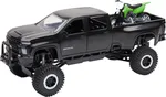 NEW-RAY 1:64 Chevy Pickup w/ Dirt Bike - Die-Cast Scale Model for Collectors