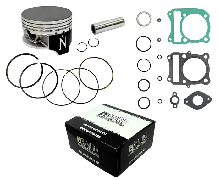 NAMURA NA-30025K Top End Repair Kit - High-Performance Piston Kit for 4-Stroke Engines