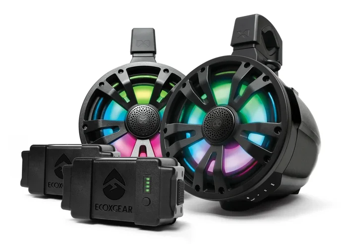 ECOXGEAR - SEI-ETAMPBAT7701 - ETB08 Amplified Tower Speakers