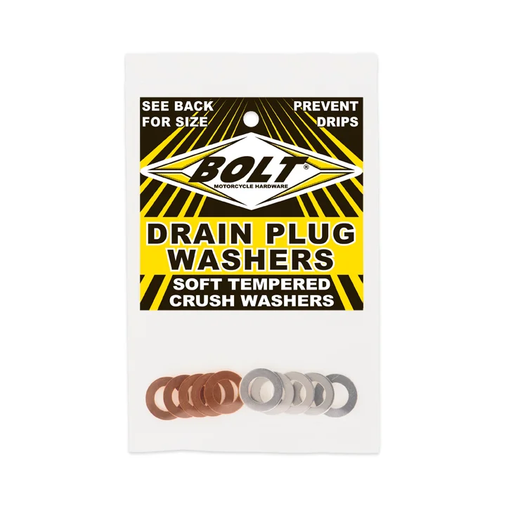 BOLT Aluminum Drain Plug Compression Washers - DPWM10.18-10 | High-Quality Sealing Hardware