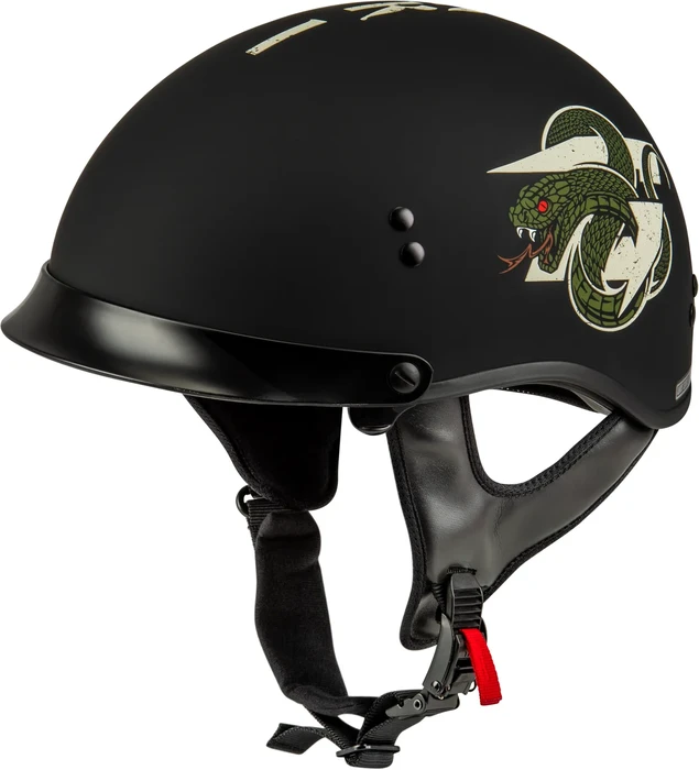 GMAX - H965121046 - HH-65 DRK1 Half Helmets