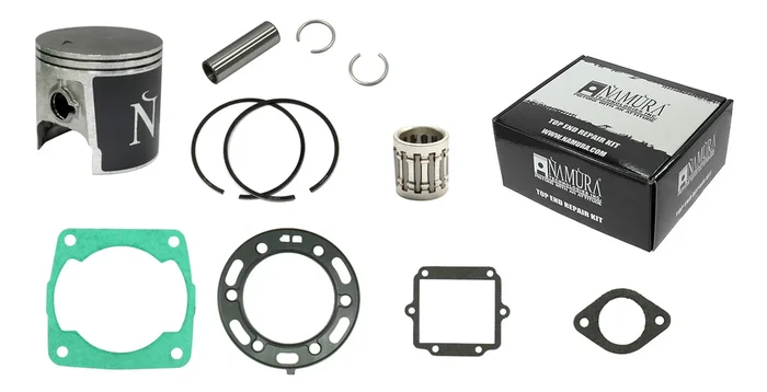 NAMURA NA-50002-6K Top End Repair Kit - High-Performance Piston Kit for Motorcycle Engines