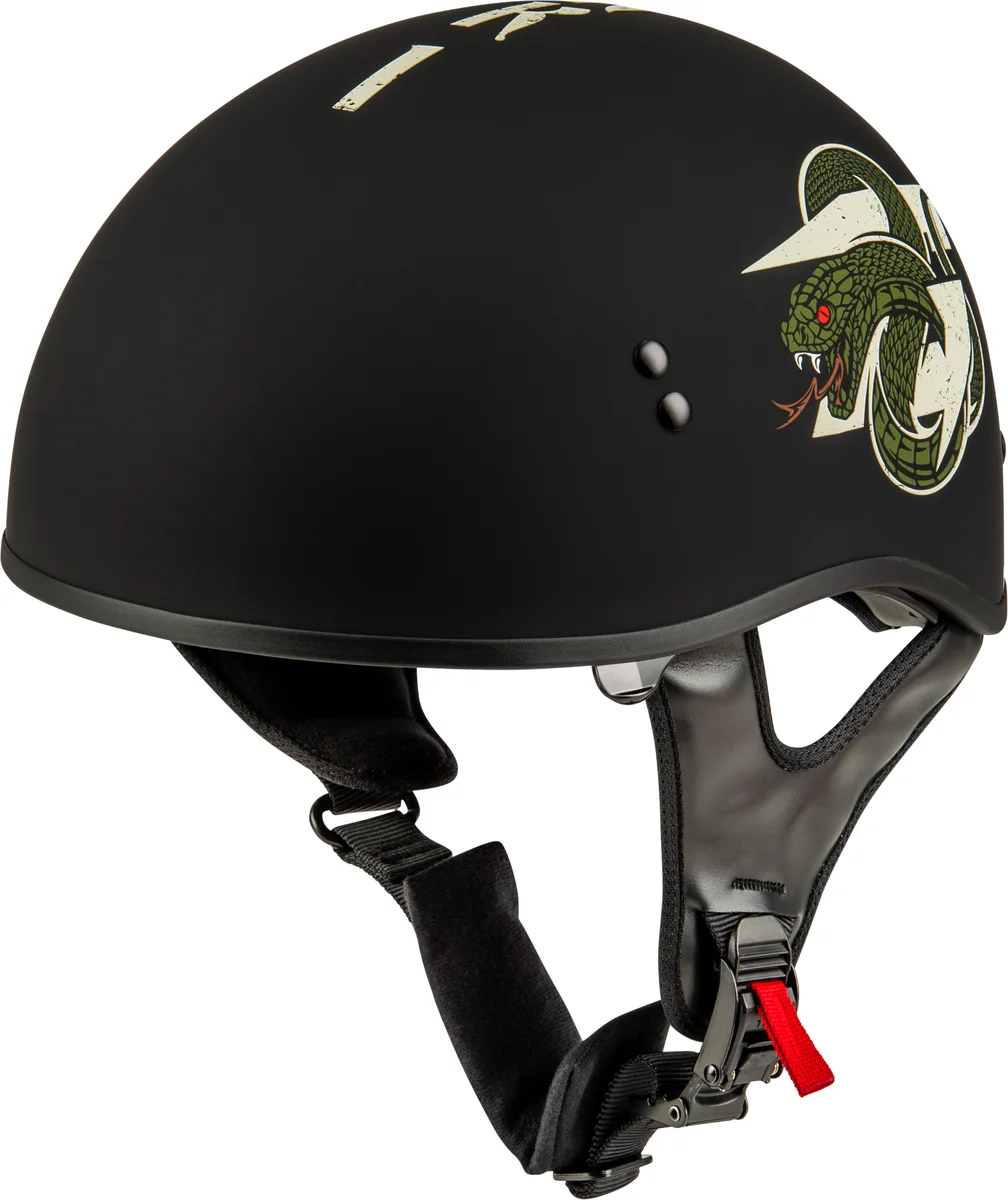 GMAX - H165121045 - HH-65 DRK1 Half Helmets