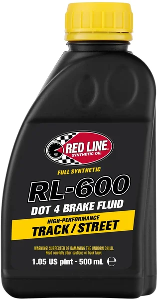 RED LINE - 90404 - RL-600 DOT 4 SYN Track/Street Brake Fluid
