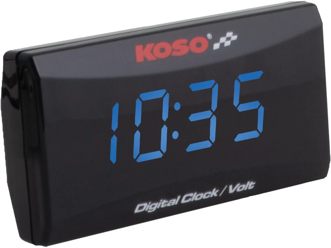 KOSO - BA024B50 - Super Slim Clock/Volt Meter