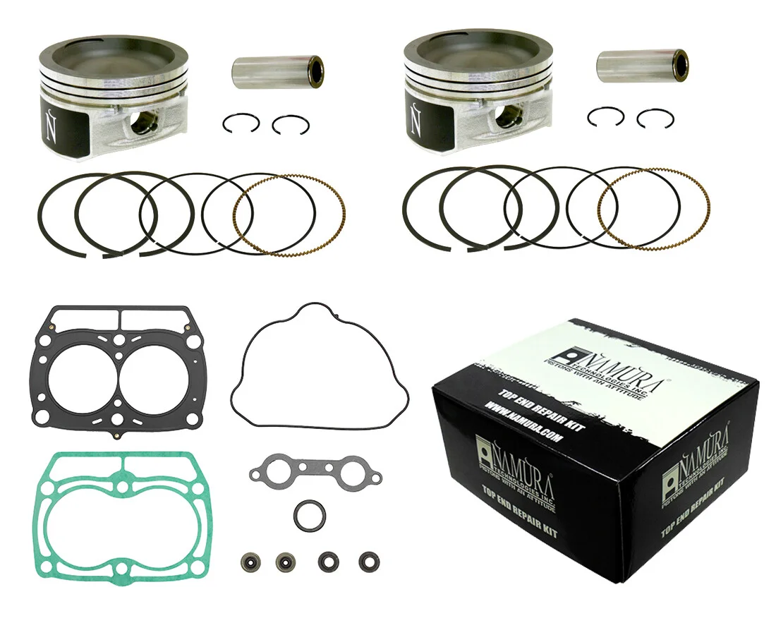 NAMURA NA-50080K Top End Repair Kit - High-Quality Piston Kit for Powersports Engines