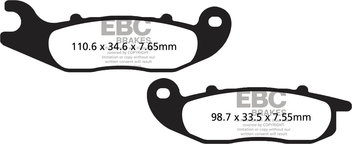 EBC - SFA693HH - Sintered HH Brake Pads
