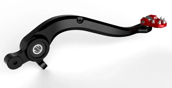 FLO MOTORSPORTS - MXBP-522RED - Folding Tip Brake Pedals