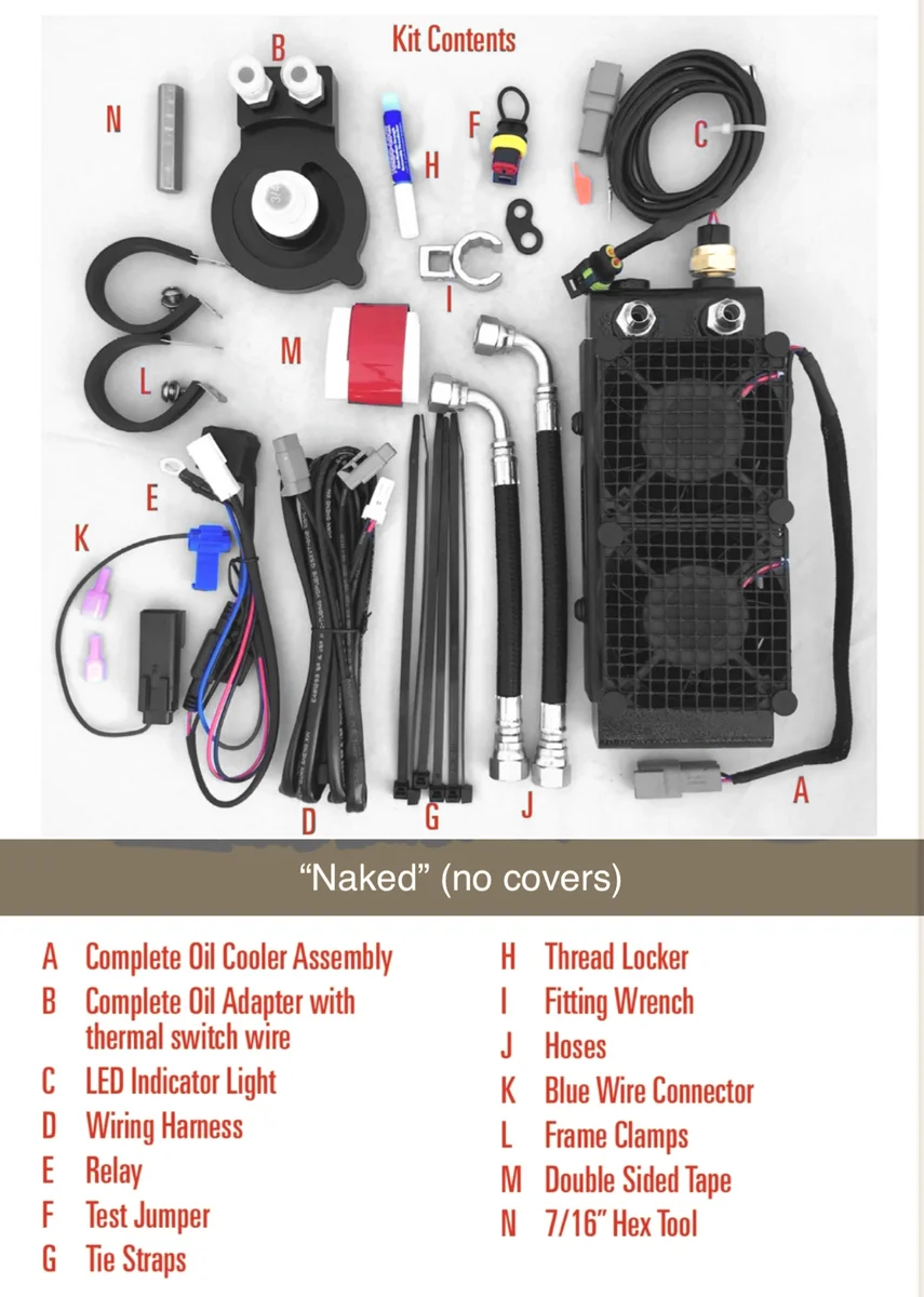 ULTRACOOL - SMT8-3 - M8 Naked Oil Cooler