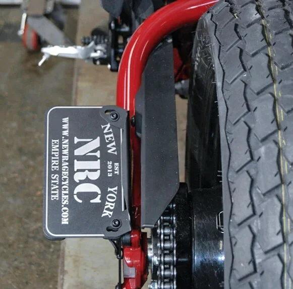 NEW RAGE CYCLES - FTR-SIDE - Side Mount License Plate