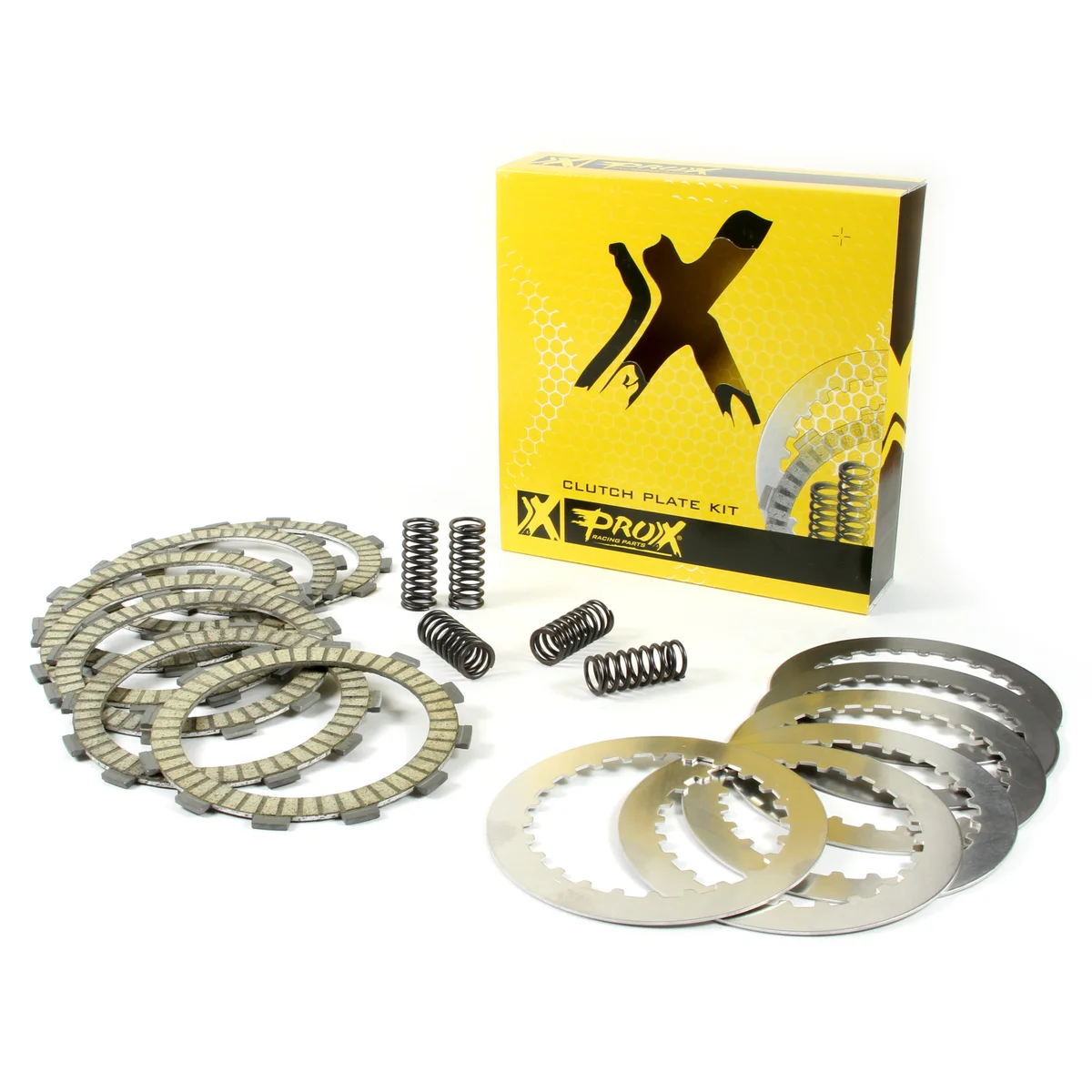 ProX 16.CPS62008 Complete Clutch Plate Set with Springs - High-Performance Motorcycle Clutch Kit